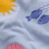 Bobbie Appliqué Sweatshirt Blue Embroidered