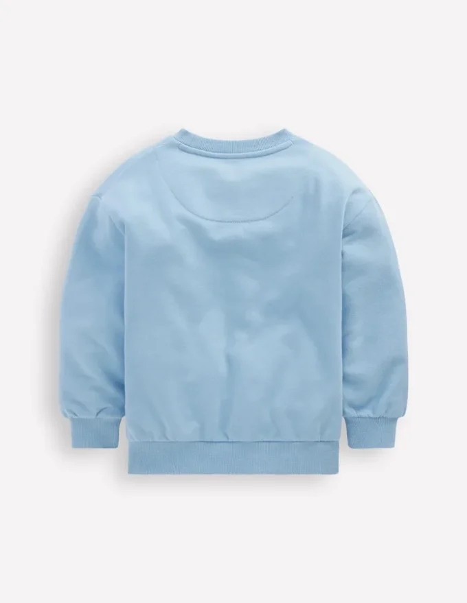 Bobbie Appliqué Sweatshirt Glacier Lake Badges Bobbie Appliqué Sweatshirt Glacier Lake Badges