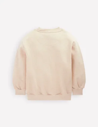 Bobbie Appliqué Sweatshirt Ivory Rainbows