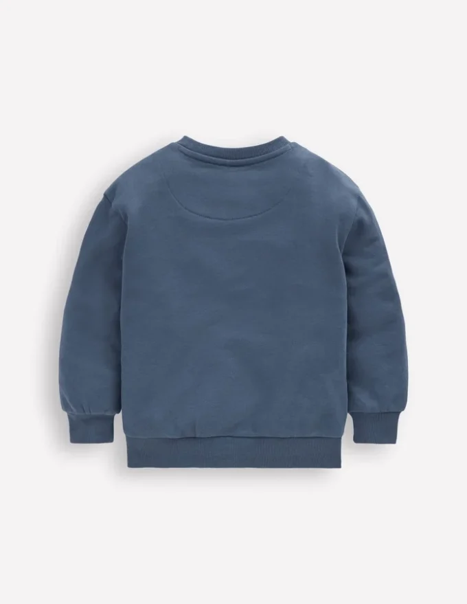 Bobbie Appliqué Sweatshirt Vintage Indigo Sun Bobbie Appliqué Sweatshirt Vintage Indigo Sun
