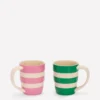 Boden x Cornishware Mug Pink Boden x Cornishware Mug Pink