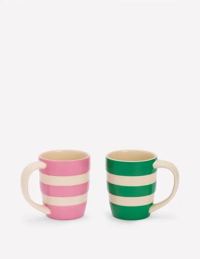 Boden x Cornishware Mug Pink Boden x Cornishware Mug Pink