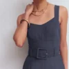 Boned Bodice Occasion Jumpsuit Navy Boned Bodice Occasion Jumpsuit Navy