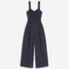 Boned Bodice Occasion Jumpsuit Navy Boned Bodice Occasion Jumpsuit Navy