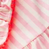 Bow Back Jersey Dress Pink Stripe Bow Back Jersey Dress Pink Stripe