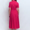 Bridget Ponte Shirt Dress Pomegranate Bridget Ponte Shirt Dress Pomegranate