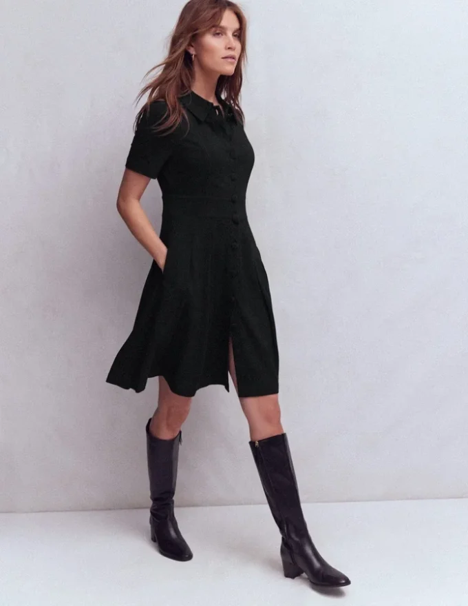 Bridget Ponte Short Dress Black Bridget Ponte Short Dress Black
