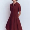 Bridget Ponte Short Dress Deep Wisteria Bridget Ponte Short Dress Deep Wisteria