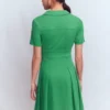 Bridget Ponte Short Dress Fresh Green Bridget Ponte Short Dress Fresh Green