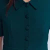Bridget Ponte Short Dress Midnight Teal Bridget Ponte Short Dress Midnight Teal