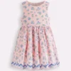 Broderie Back Detail Dress Chalk Pink Ditsy Broderie Back Detail Dress Chalk Pink Ditsy
