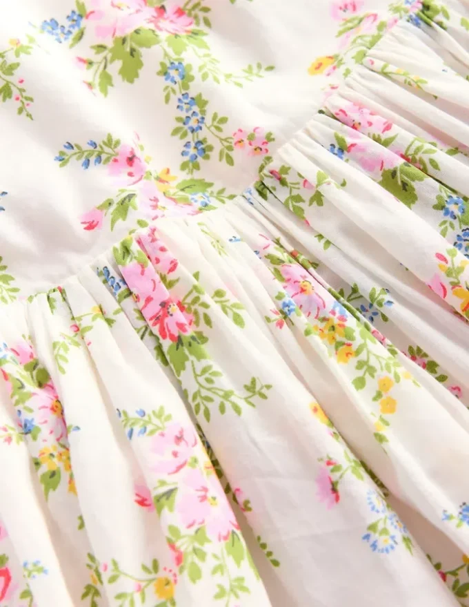 Broderie Back Detail Dress Soft Ivory Rosa Broderie Back Detail Dress Soft Ivory Rosa