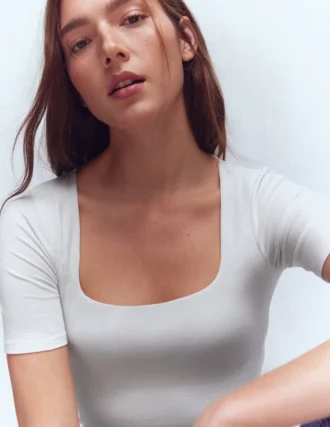 Brooke Double Layer T-shirt White
