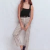 Brooke Double Layer Tank Black Brooke Double Layer Tank Black