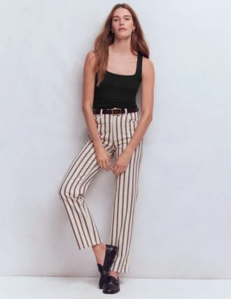 Brooke Double Layer Tank Black