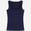 Brooke Double Layer Tank Navy