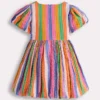 Bubble Hem Dress Multi Stripe Bubble Hem Dress Multi Stripe