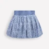 Bubble Hem Skirt Wave Blue Vintage Ditsy Floral