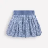 Bubble Hem Skirt Wave Blue Vintage Ditsy Floral