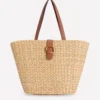 Buckle Tote Natural Raffia Buckle Tote Natural Raffia