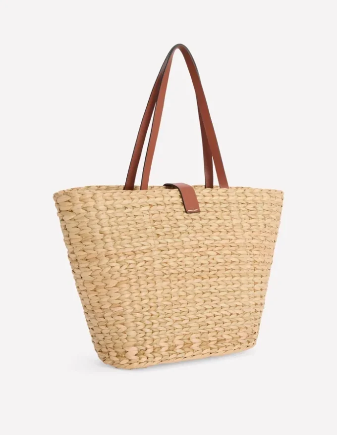 Buckle Tote Natural Raffia Buckle Tote Natural Raffia