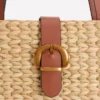 Buckle Tote Natural Raffia Buckle Tote Natural Raffia