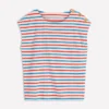 Button Detail T-Shirt Fire Cracker, King Fisher Blue Button Detail T-Shirt Fire Cracker, King Fisher Blue