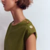 Button Detail T-Shirt Mayfly Button Detail T-Shirt Mayfly