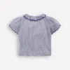 Button-through Blouse Blue/Ivory Stripe Button-through Blouse Blue/Ivory Stripe