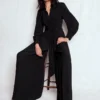 Button Up Palazzo Jumpsuit Black Button Up Palazzo Jumpsuit Black