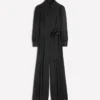 Button Up Palazzo Jumpsuit Black Button Up Palazzo Jumpsuit Black