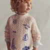 Cable Embroidered Sweater Warm Ivory Cable Embroidered Sweater Warm Ivory