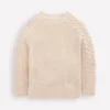 Cable Embroidered Sweater Warm Ivory Cable Embroidered Sweater Warm Ivory