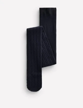 Cable Knit Tights Navy Cable Knit Tights Navy