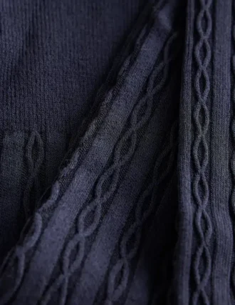 Cable Knit Tights Navy Cable Knit Tights Navy