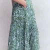 Camalie Jersey Maxi Dress Green, Elaborate Gardenia Camalie Jersey Maxi Dress Green, Elaborate Gardenia