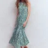 Camalie Jersey Maxi Dress Green, Elaborate Gardenia Camalie Jersey Maxi Dress Green, Elaborate Gardenia