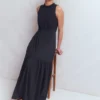 Camalie Jersey Maxi Dress Navy Camalie Jersey Maxi Dress Navy