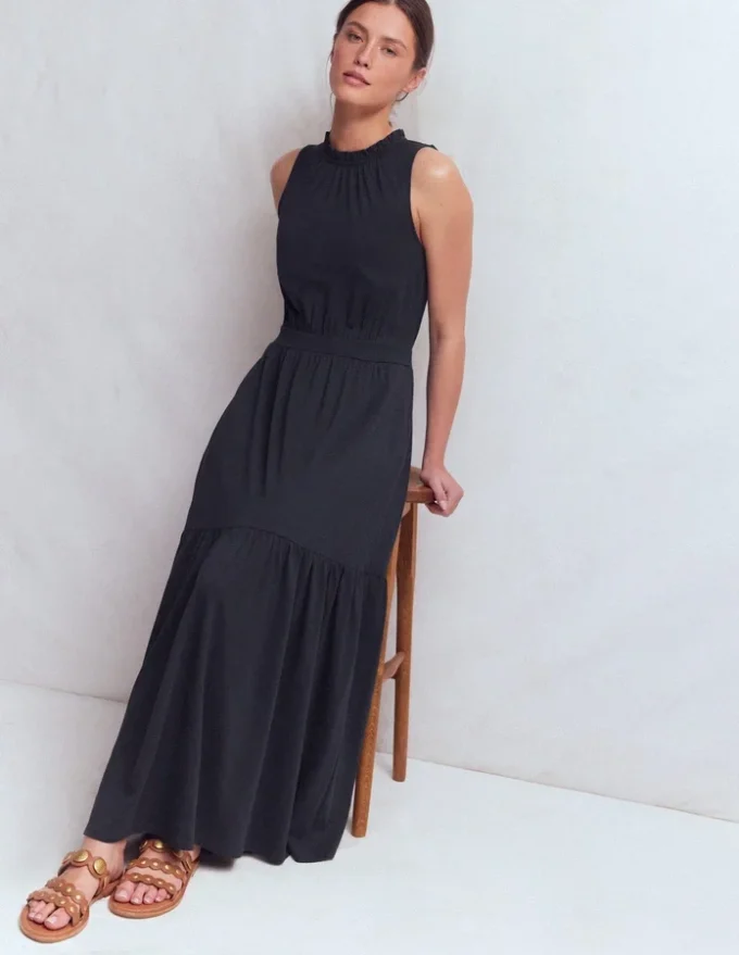 Camalie Jersey Maxi Dress Navy Camalie Jersey Maxi Dress Navy
