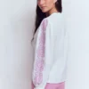 Camille Double Cloth Top White Embroidery Camille Double Cloth Top White Embroidery
