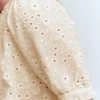 Camille Embroidered Cotton Top Ivory Broderie Camille Embroidered Cotton Top Ivory Broderie