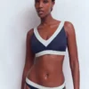 Campania Bikini Bottoms Navy, Ivory Colourblock Campania Bikini Bottoms Navy, Ivory Colourblock