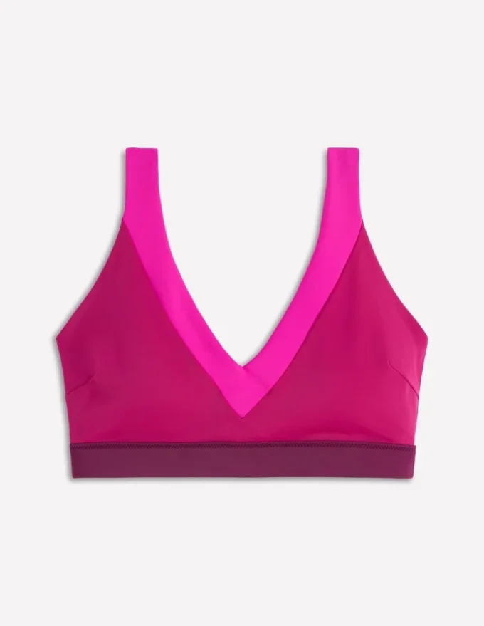 Campania Cross-back Bikini Top Fuchsia, Chocberry Campania Cross-back Bikini Top Fuchsia, Chocberry