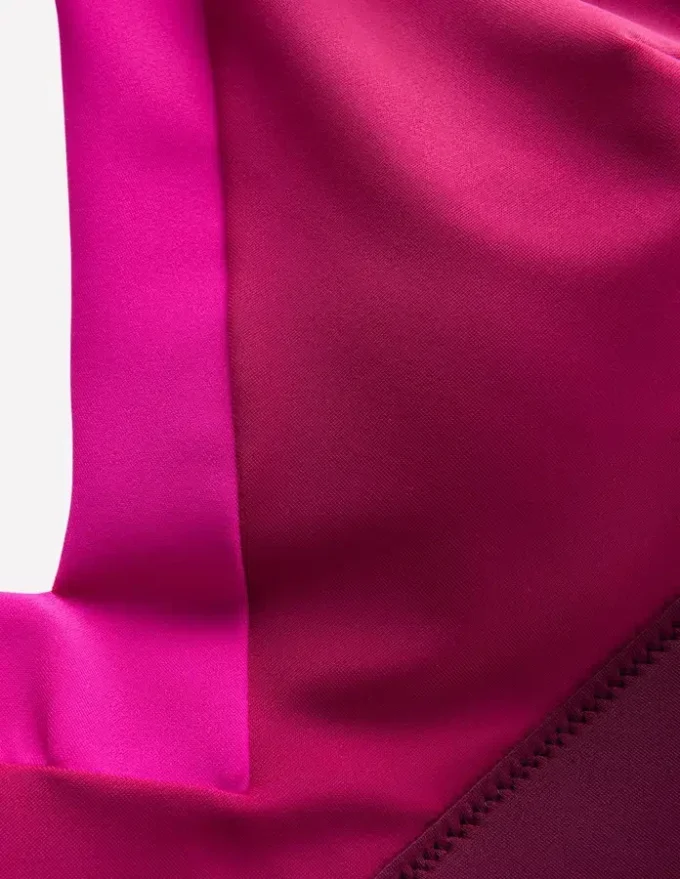Campania Cross-back Bikini Top Fuchsia, Chocberry Campania Cross-back Bikini Top Fuchsia, Chocberry