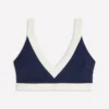 Campania Cross-back Bikini Top Navy, Ivory Colourblock Campania Cross-back Bikini Top Navy, Ivory Colourblock