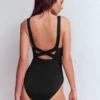 Campania Cross-back Swimsuit Black Campania Cross-back Swimsuit Black