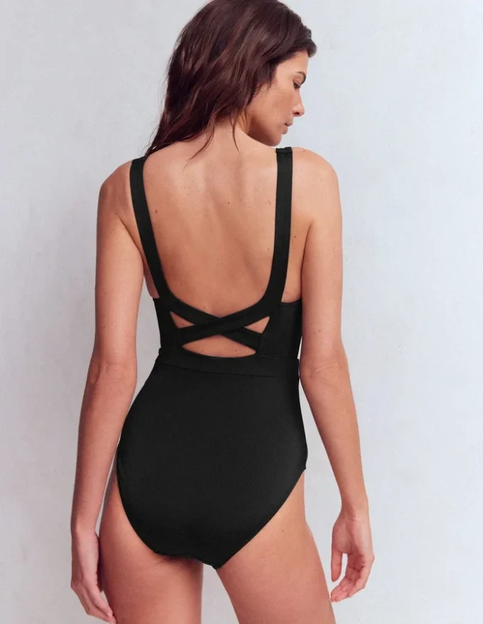Campania Cross-back Swimsuit Black Campania Cross-back Swimsuit Black