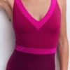 Campania Cross-back Swimsuit Chocberry Colourblock Campania Cross-back Swimsuit Chocberry Colourblock