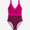Campania Cross-back Swimsuit Chocberry Colourblock Campania Cross-back Swimsuit Chocberry Colourblock