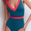 Campania Cross-back Swimsuit Oceanside, Fiery Coral Campania Cross-back Swimsuit Oceanside, Fiery Coral